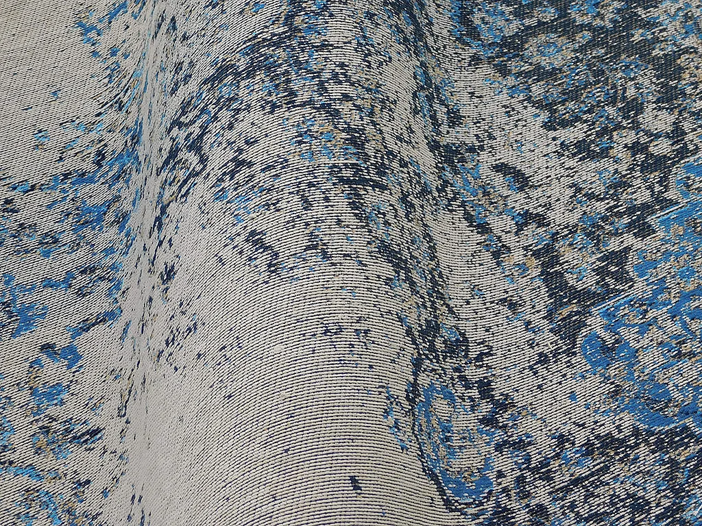 Tapis effet usé BRUGES - 200 x 290 cm - Bleu