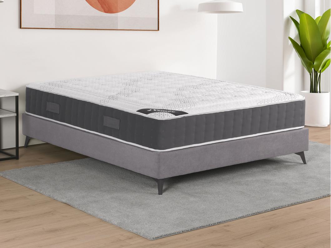 Matelas 140 x 190 cm hybride ressorts ensachés accueil mémoire de forme ép.27cm - ATLANTIDE de YSMÉE