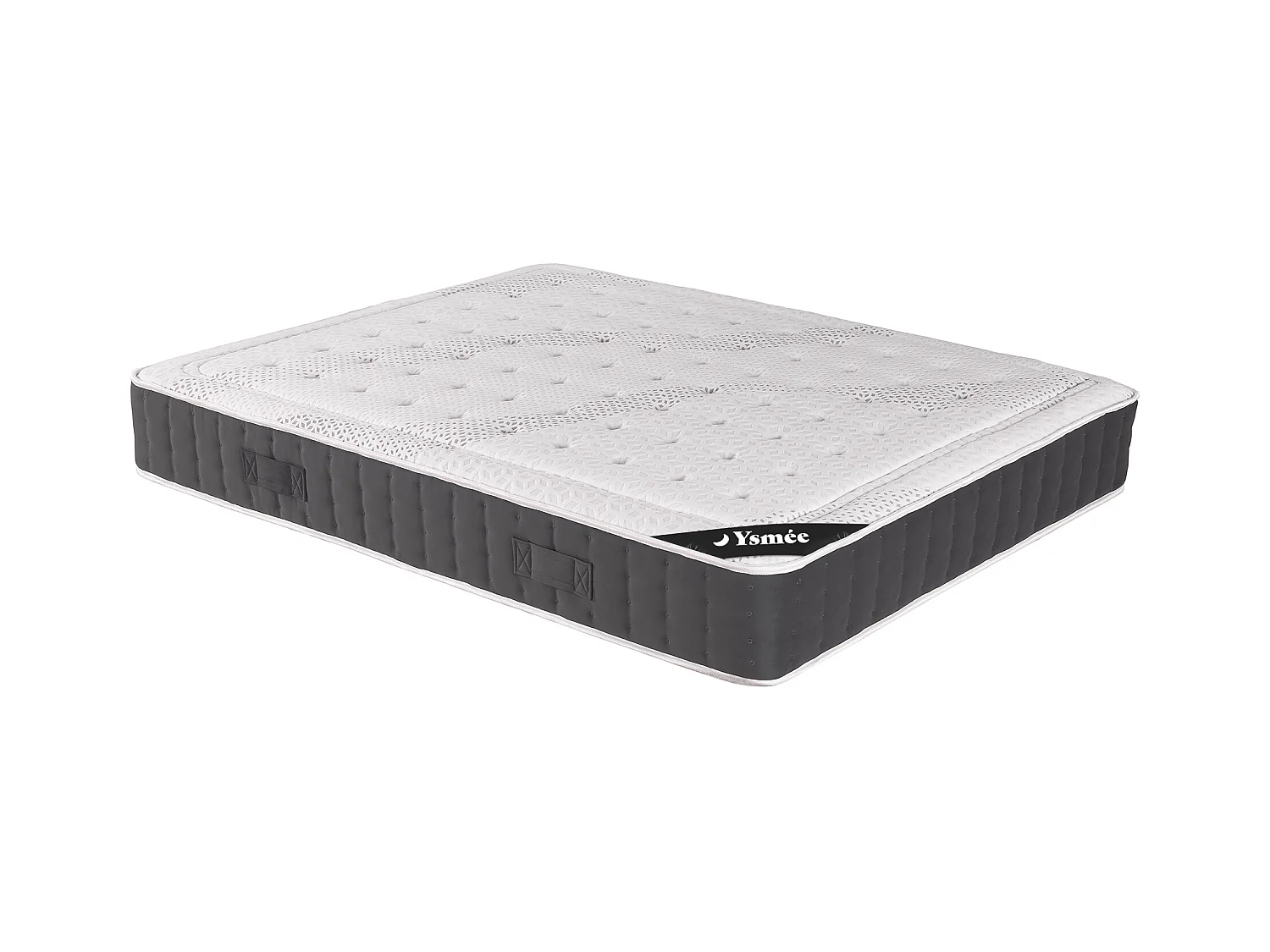 Matelas 160 x 200 cm hybride ressorts ensachés accueil mémoire de forme ép.27cm - ATLANTIDE de YSMÉE
