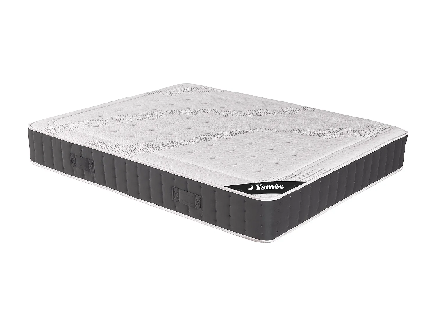 Matelas 160 x 200 cm hybride ressorts ensachés accueil mémoire de forme ép.27cm - ATLANTIDE de YSMÉE