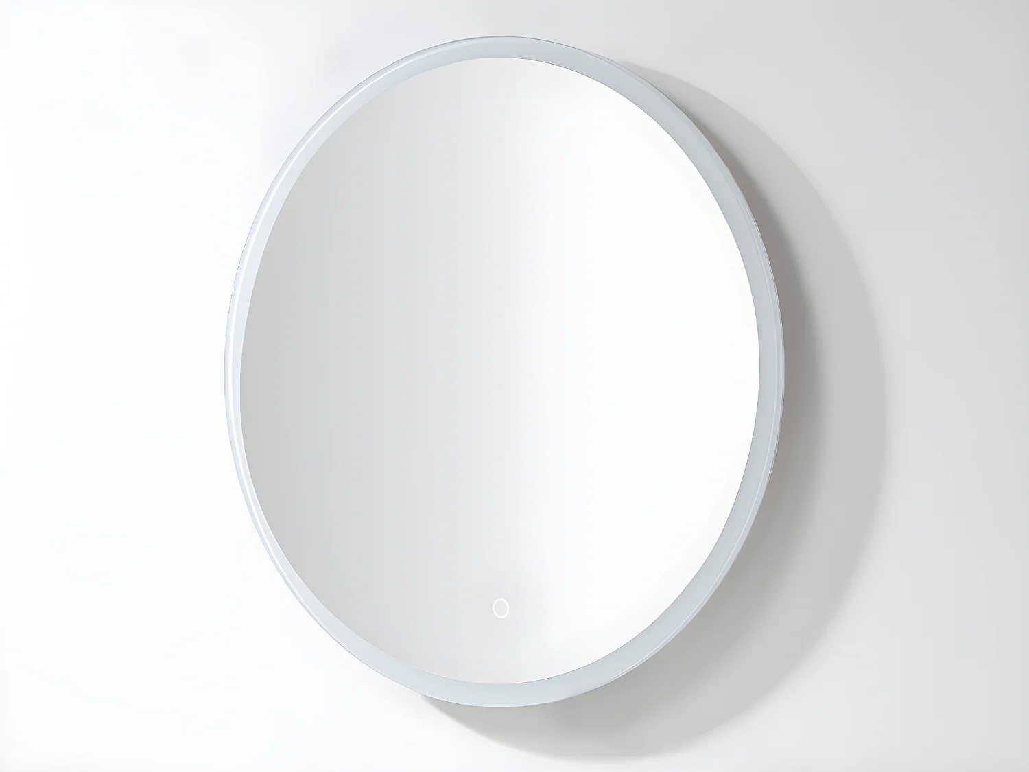 Miroir de salle de bain lumineux rond à leds anti-buée - D60 cm - DANIELA