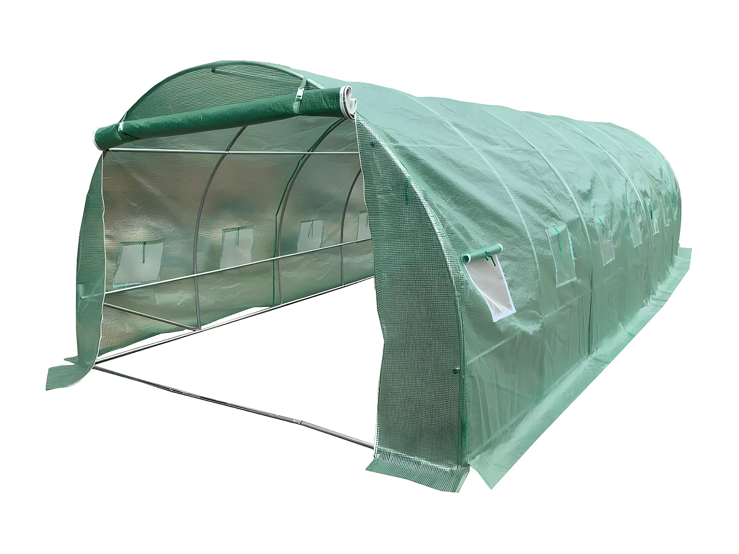 Tunnelkas met stalen structuur IPOMEA 24m² -  L800 x B300 x H200 cm