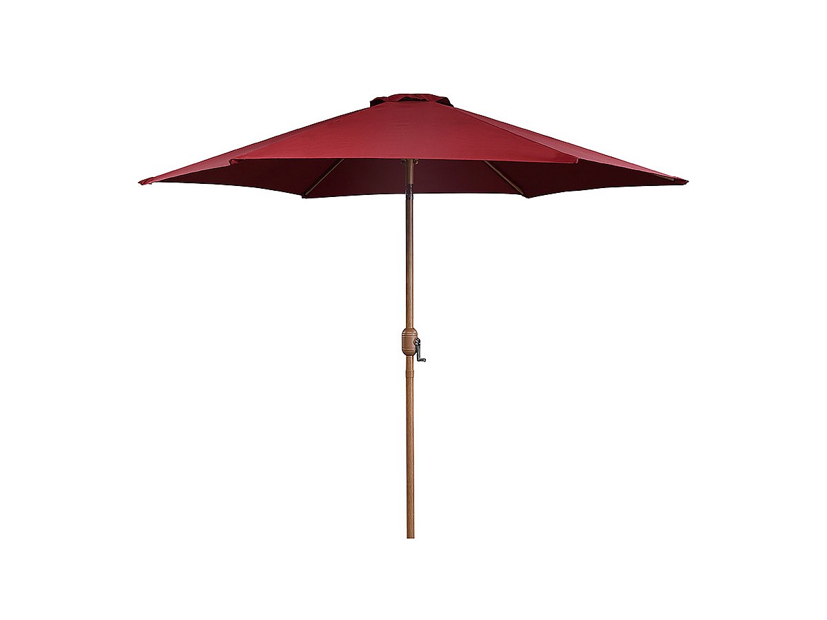 Sonnenschirm rund Aluminium OPICO - Weinrot günstig kaufen