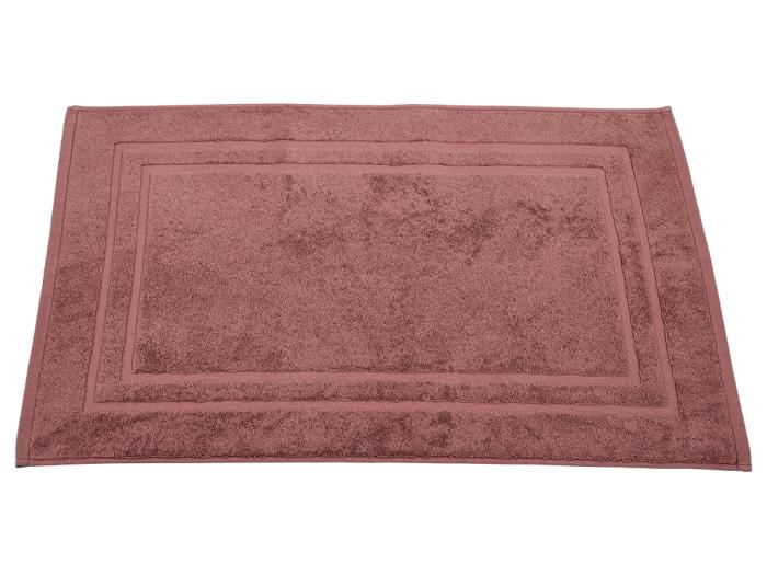 Alfombra baño BLOIS 100% algodón 50x80 cm Terracota