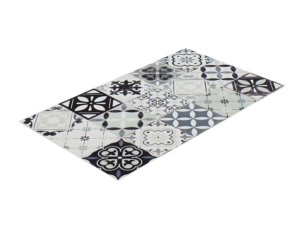 Alfombra cocina vinilo baldosas MOSAÏ - 49.5x83cm