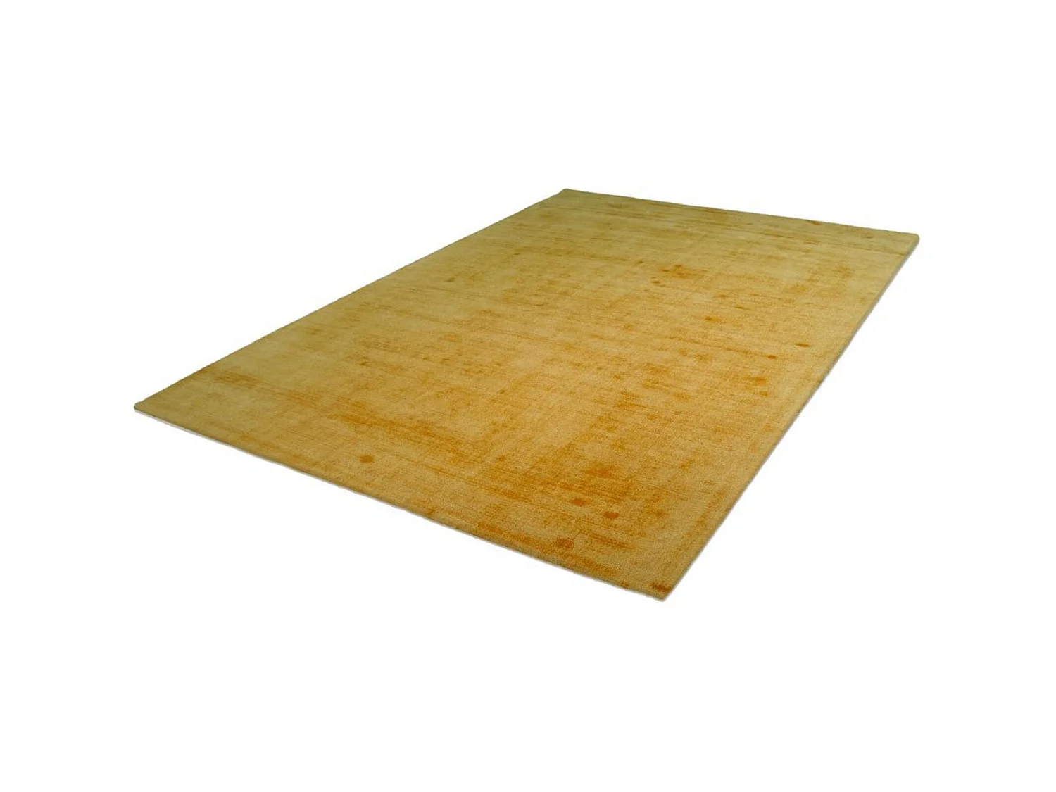 Tapis fait main luxe 110 jaune - 160 x 230 cm