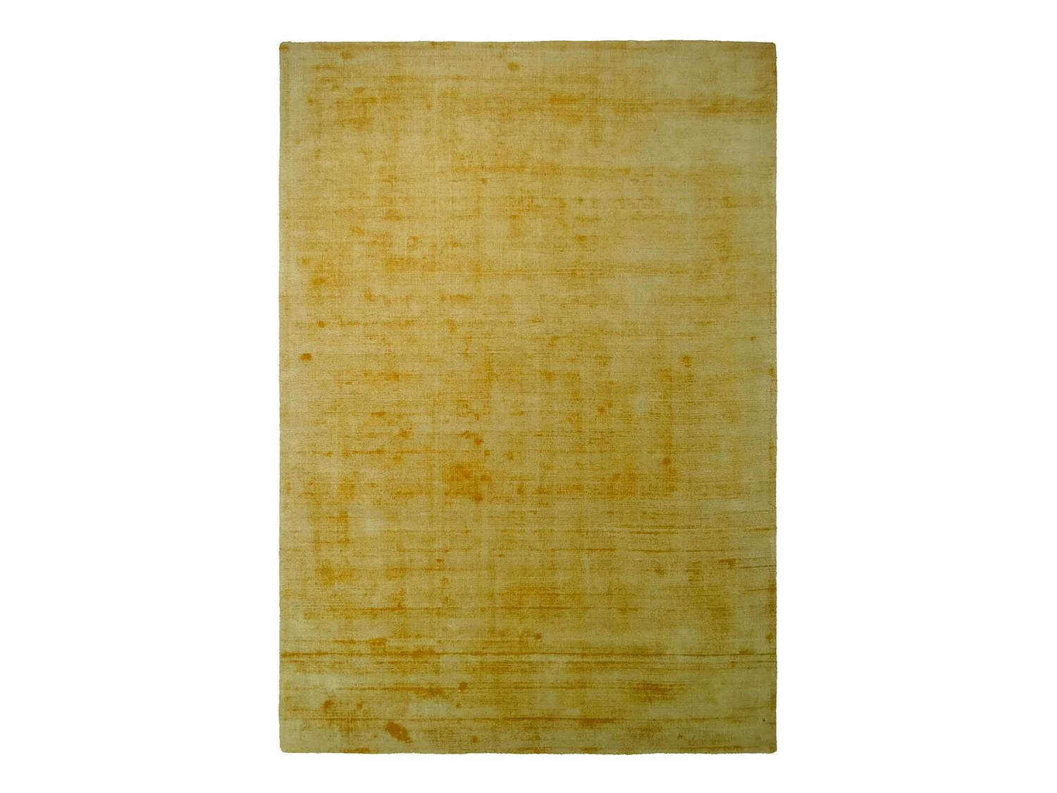 Tapis fait main luxe 110 jaune - 160 x 230 cm