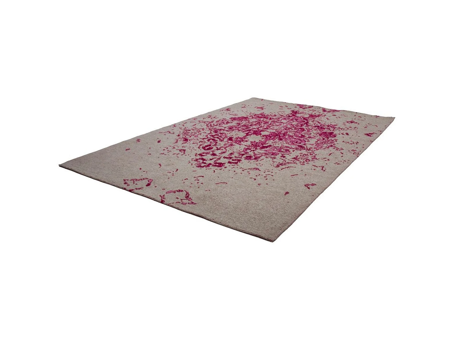 Tapis fait main 700 ballerina ivoire rose - 80 x 150 cm