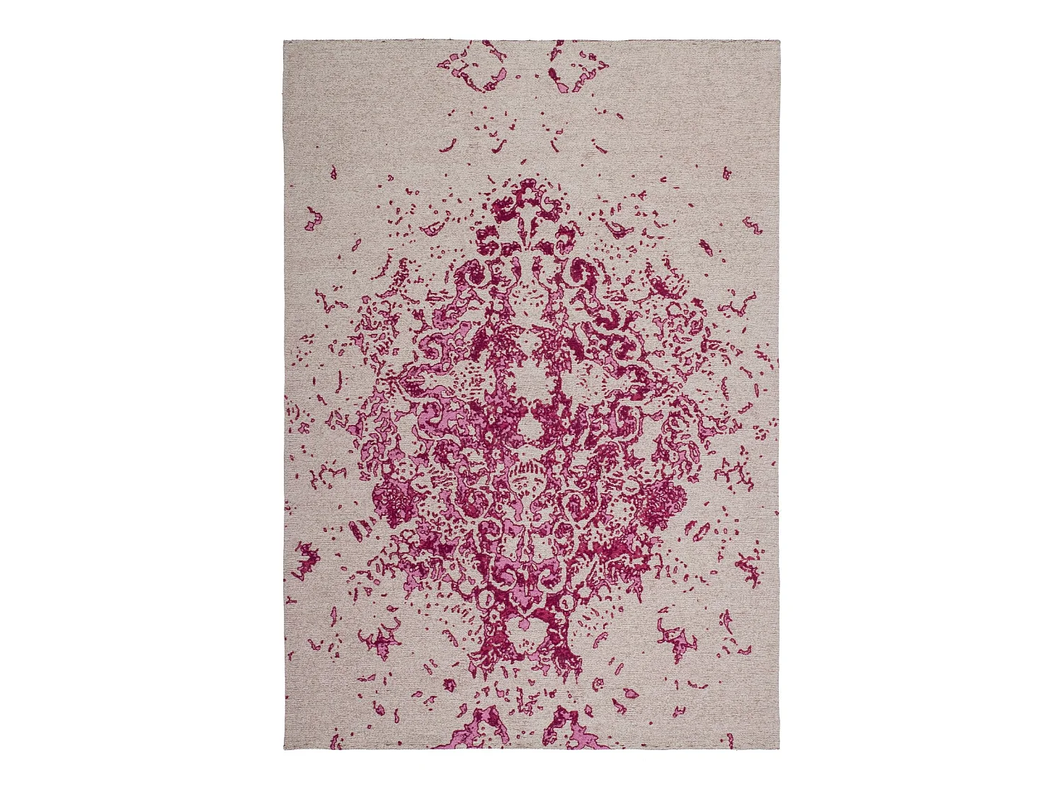 Tapis fait main 700 ballerina ivoire rose - 80 x 150 cm