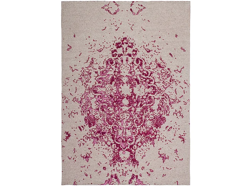 Tapis fait main 700 ballerina ivoire rose - 80 x 150 cm