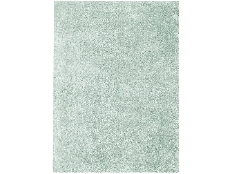 Tapis fait main bali 110 powder bleu - 160 x 230 cm