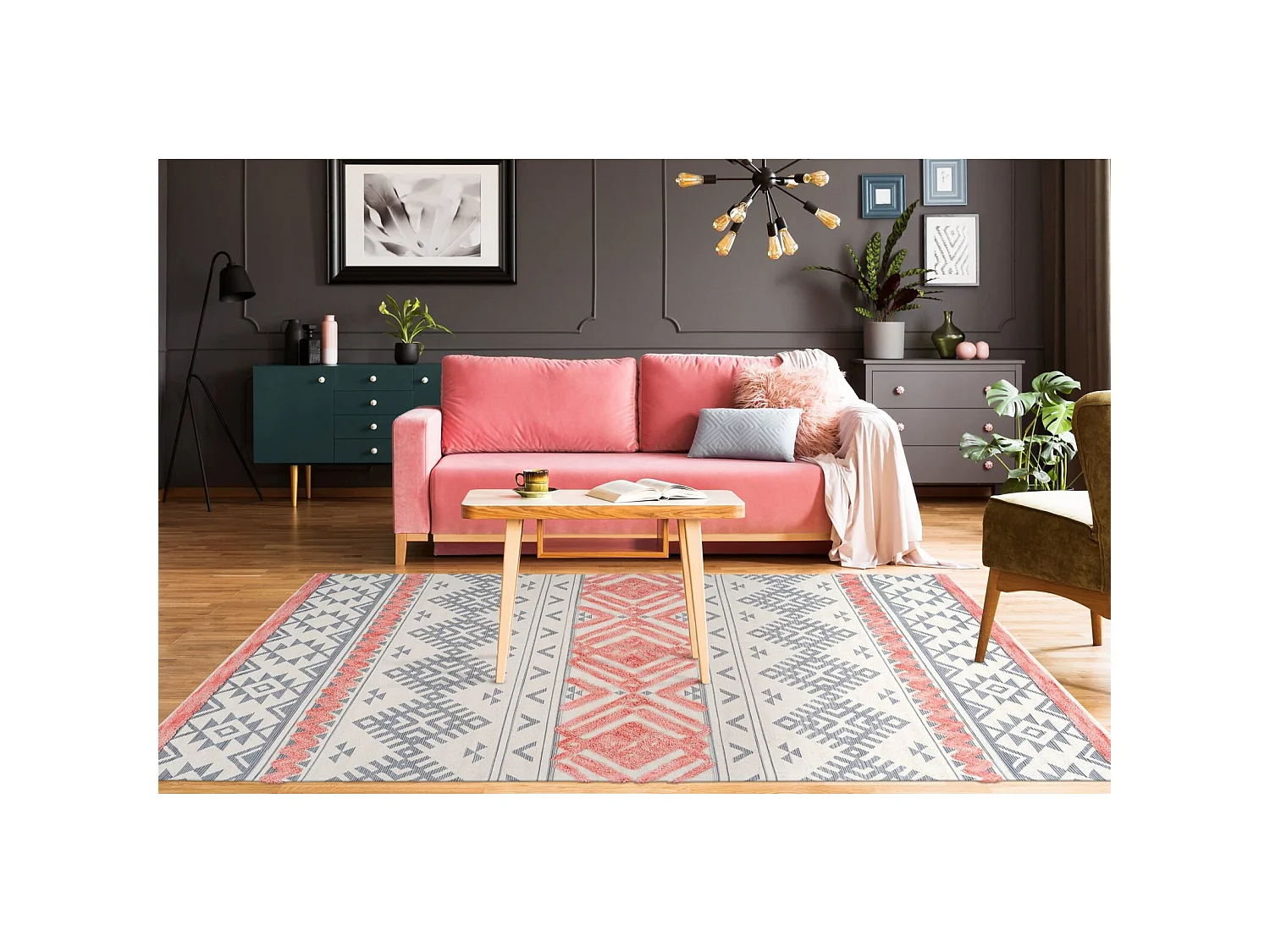 Tapis ethnie 200 - 120 x 170 cm