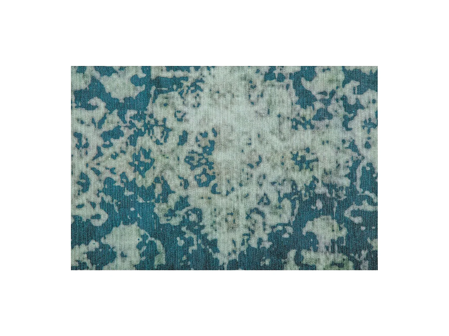 Tapis tufté à la main vintage 8403 petrol - 140 x 200 cm