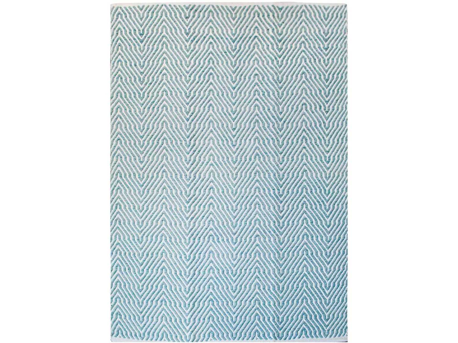 Tapis fait main turquoise 410 appetizer - 80 x 150 cm