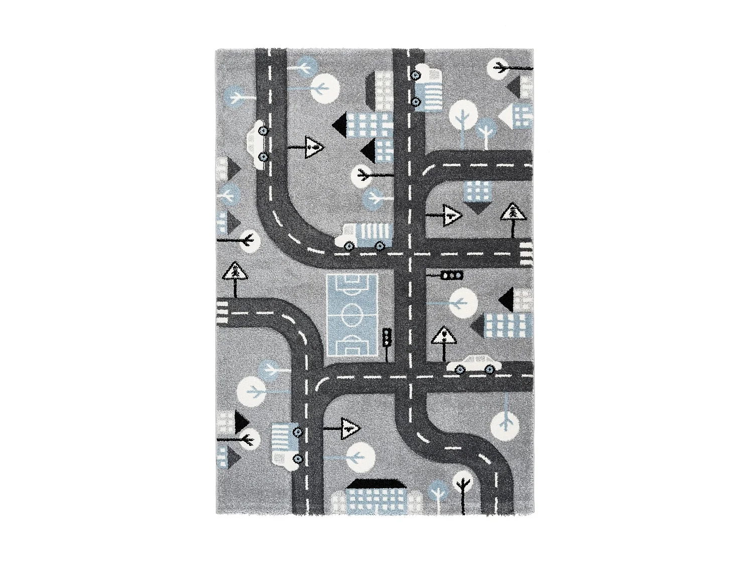 Tapis enfant australie argent marree - 80 x 150 cm