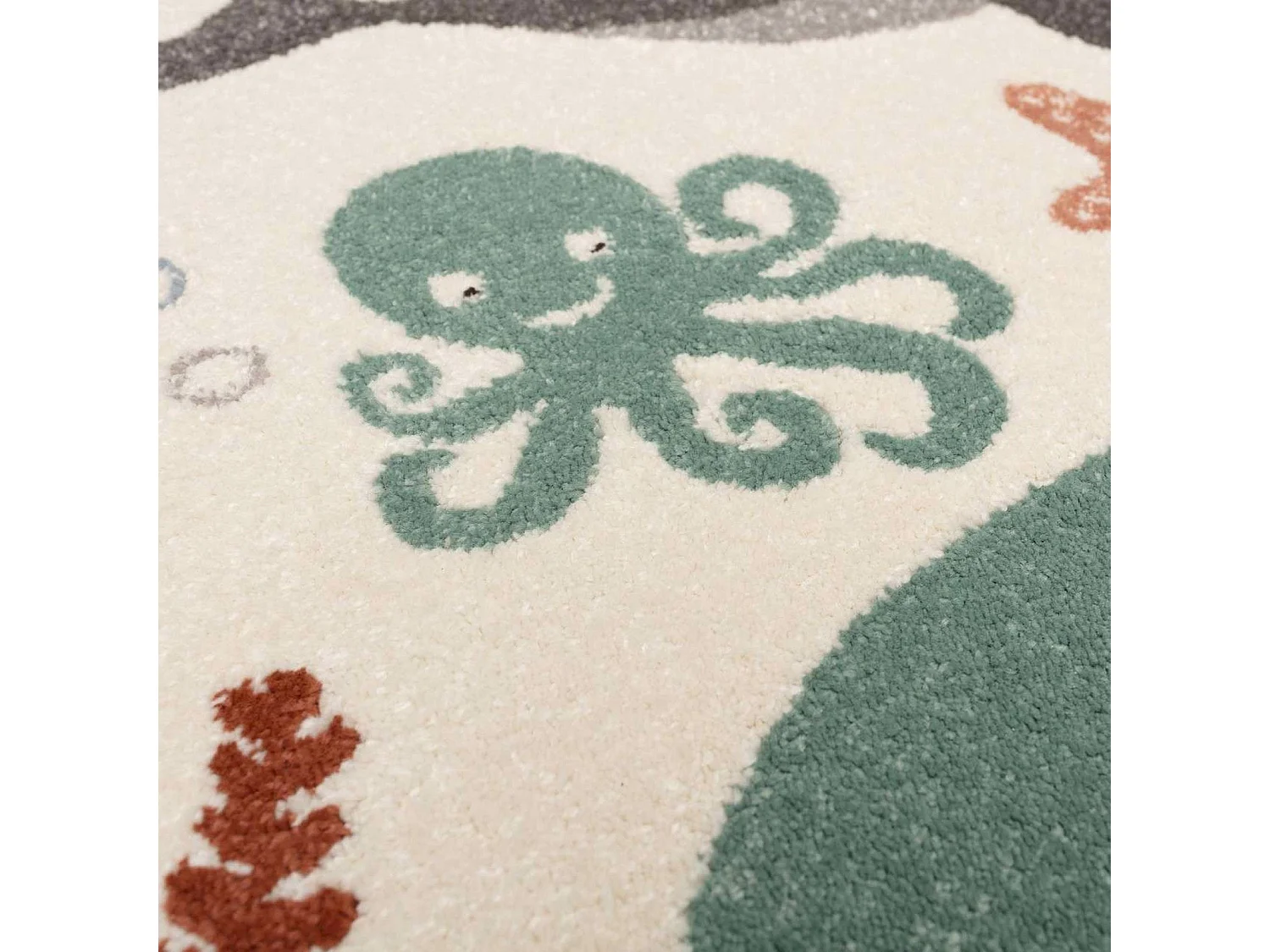 Tapis enfant Baleines souriantes - 120 x 170 cm