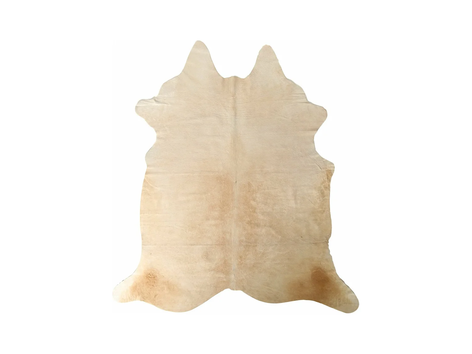 Tapis Authentique en Peau de Vache Tons Neutres et Doux