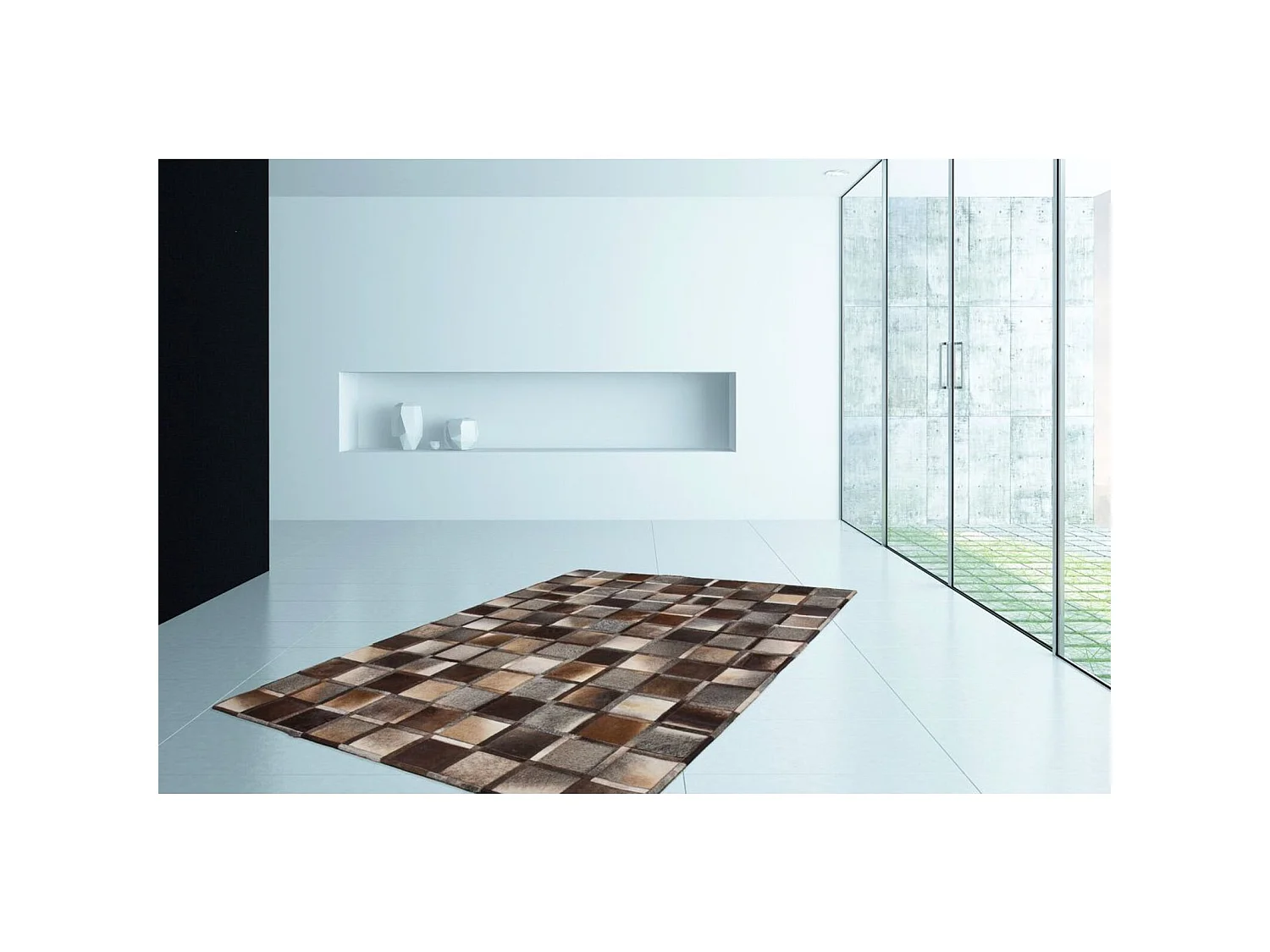 Tapis fait main lavish 410 gris - 160 x 230 cm