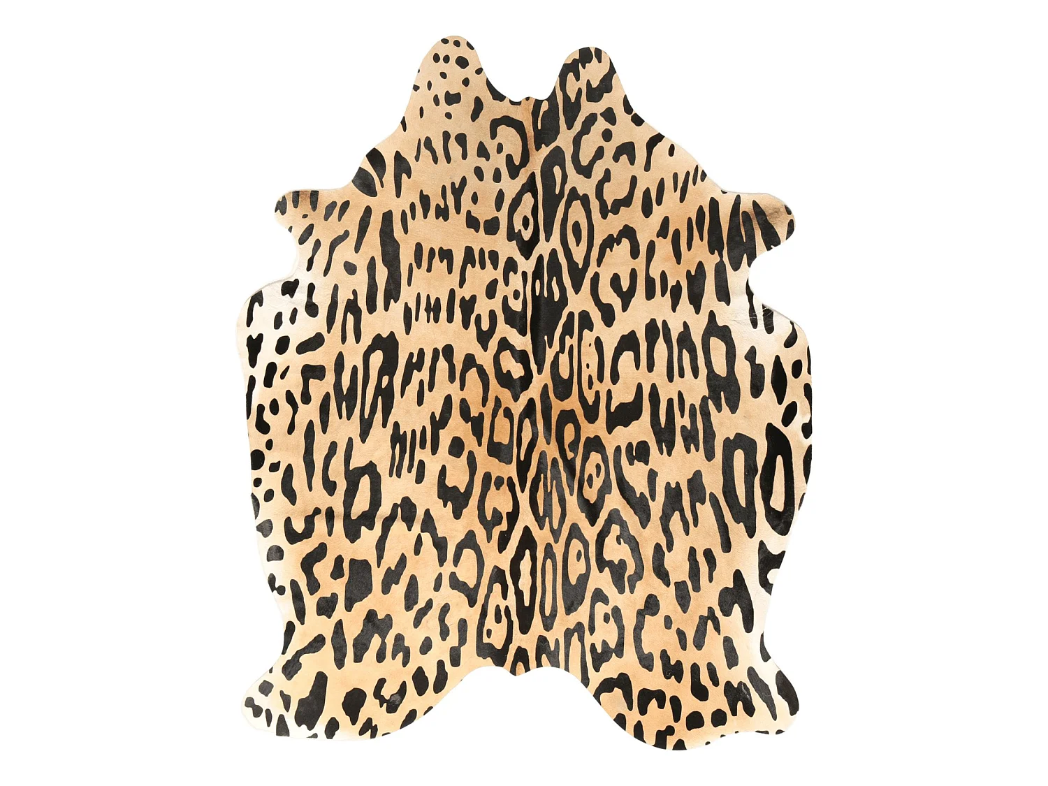 Peau de vache amazon jaguar 3-4m2 jaune noir