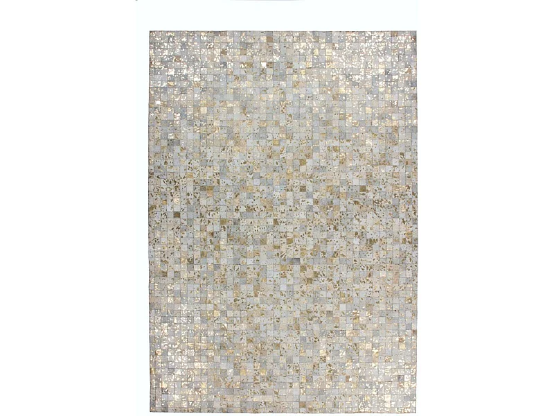 Tapis fait main rocket 110 ivoire or - 80 x 150 cm