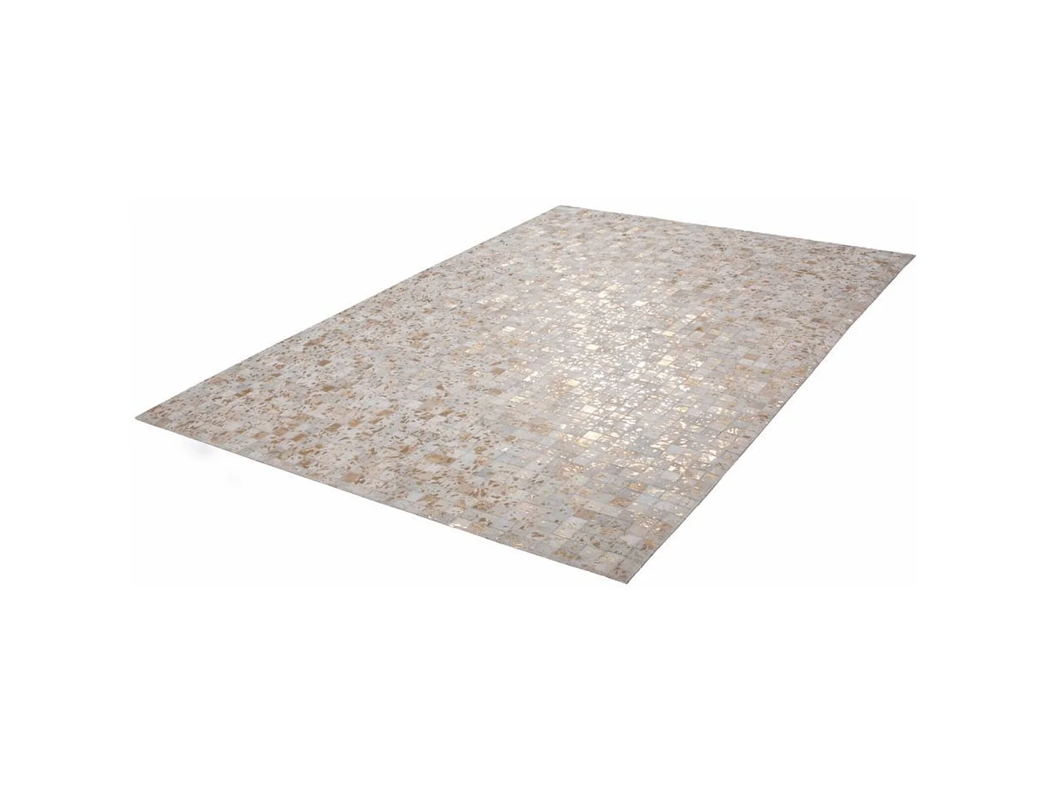 Tapis fait main rocket 110 ivoire or - 80 x 150 cm