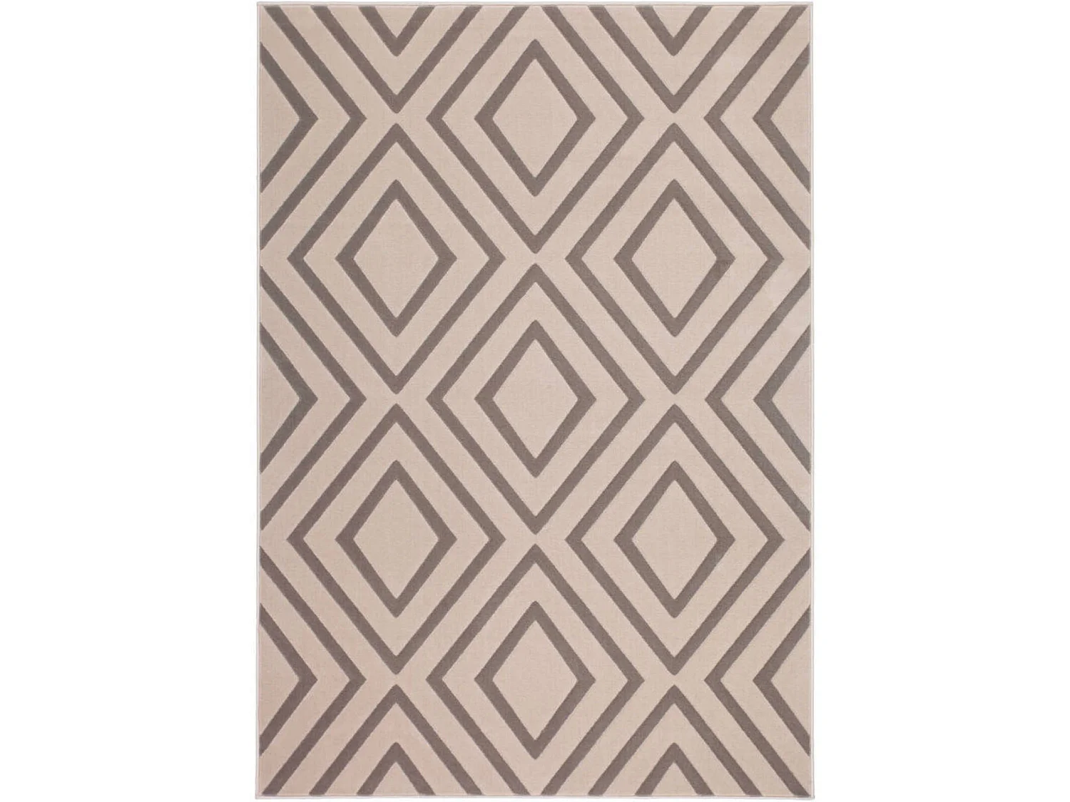 Tapis tissé lina 500 taupe - 120 x 170 cm