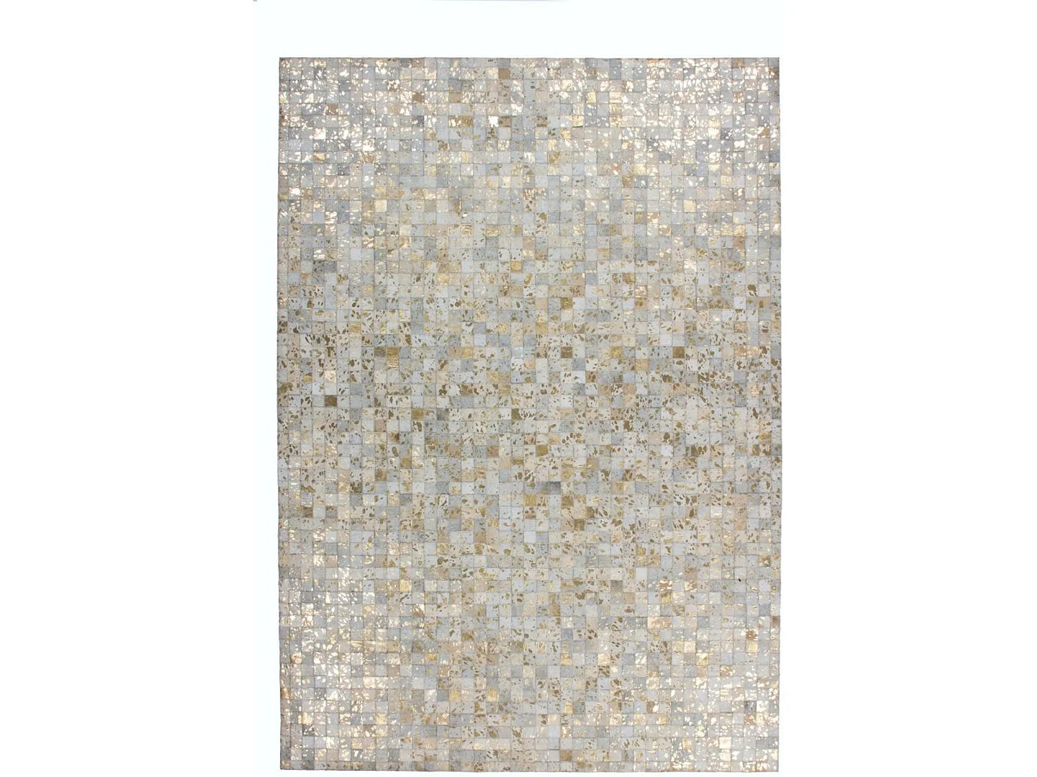 Tapis fait main rocket 110 ivoire or - 120 x 170 cm