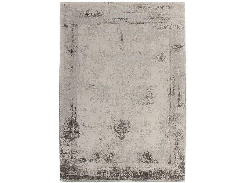 Tapis fait main nostalgie 285 anthracite - 120 x 170 cm
