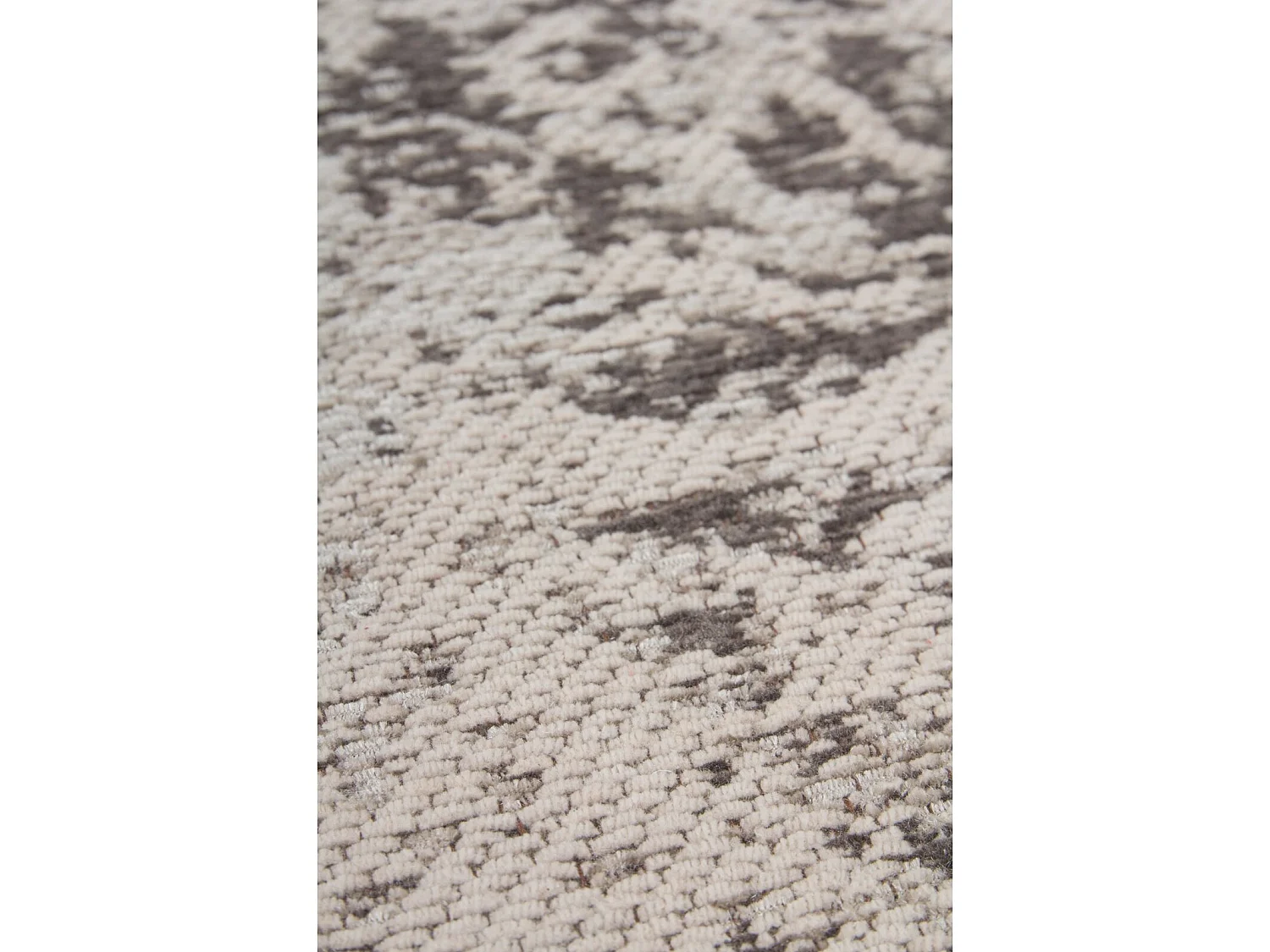 Tapis fait main nostalgie 285 anthracite - 120 x 170 cm