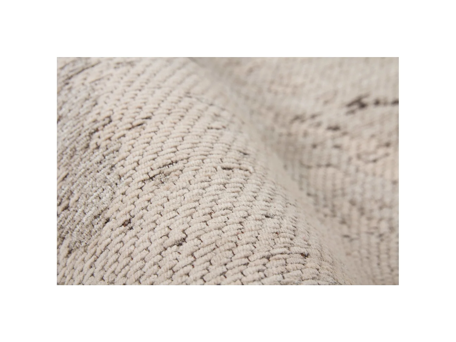 Tapis fait main nostalgie 285 anthracite - 120 x 170 cm