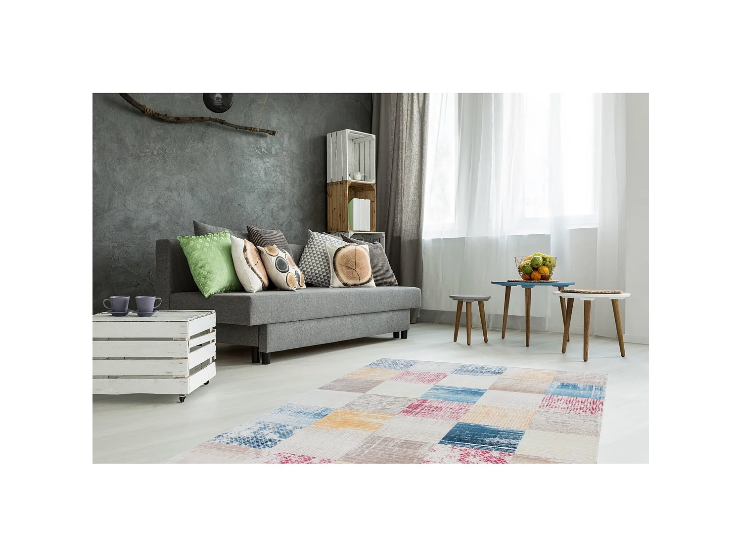 Tapis tissé antigua 600 multicolore - 120 x 170 cm