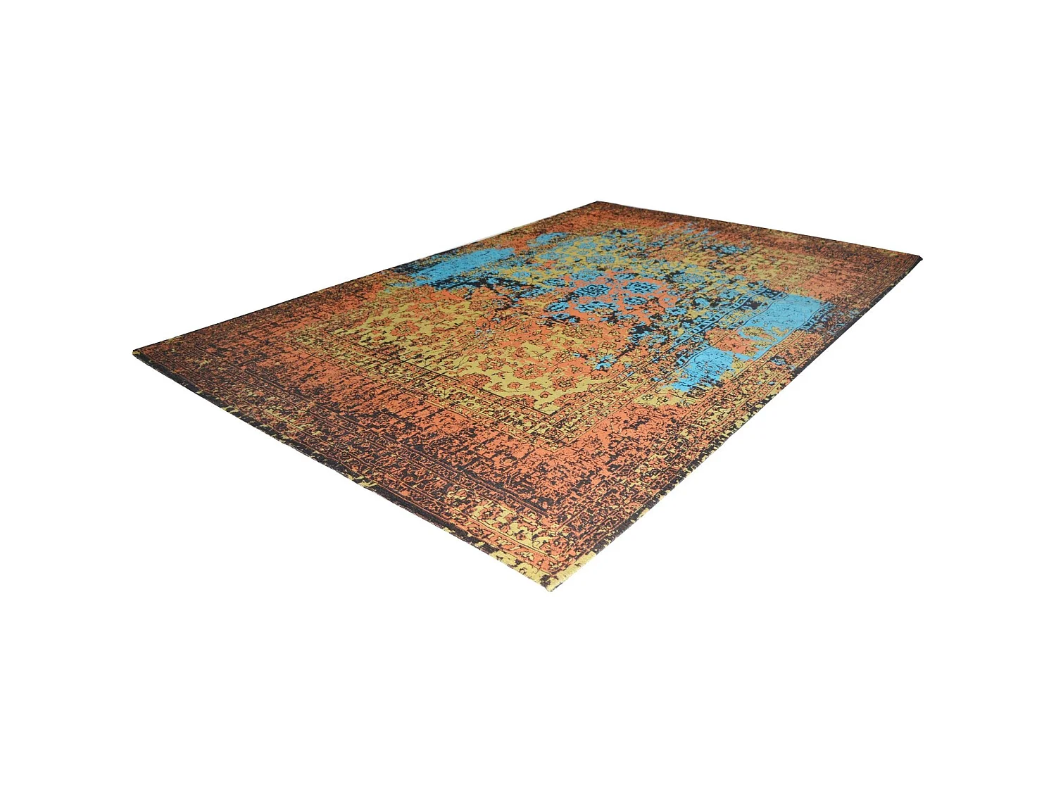 Tapis fait main solitaire 610 multicolore - 120 x 170 cm