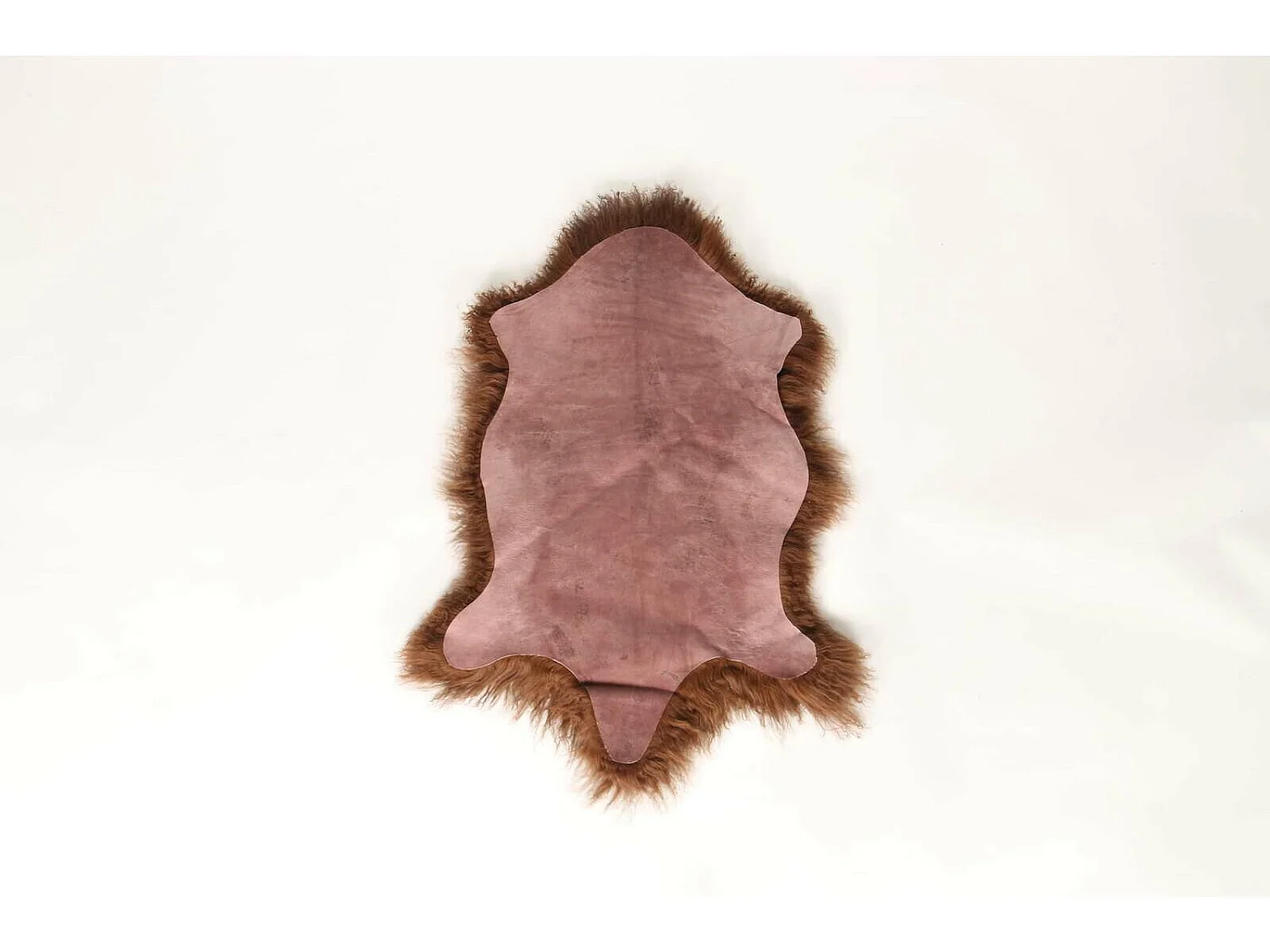 Peau d'agneau tibet chocolat