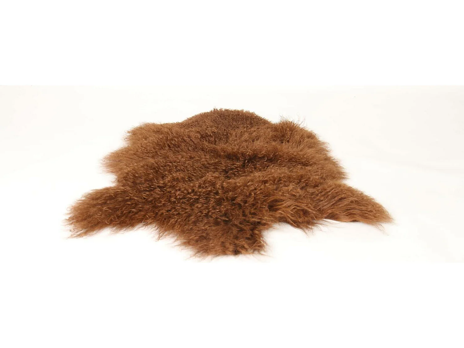 Peau d'agneau tibet chocolat