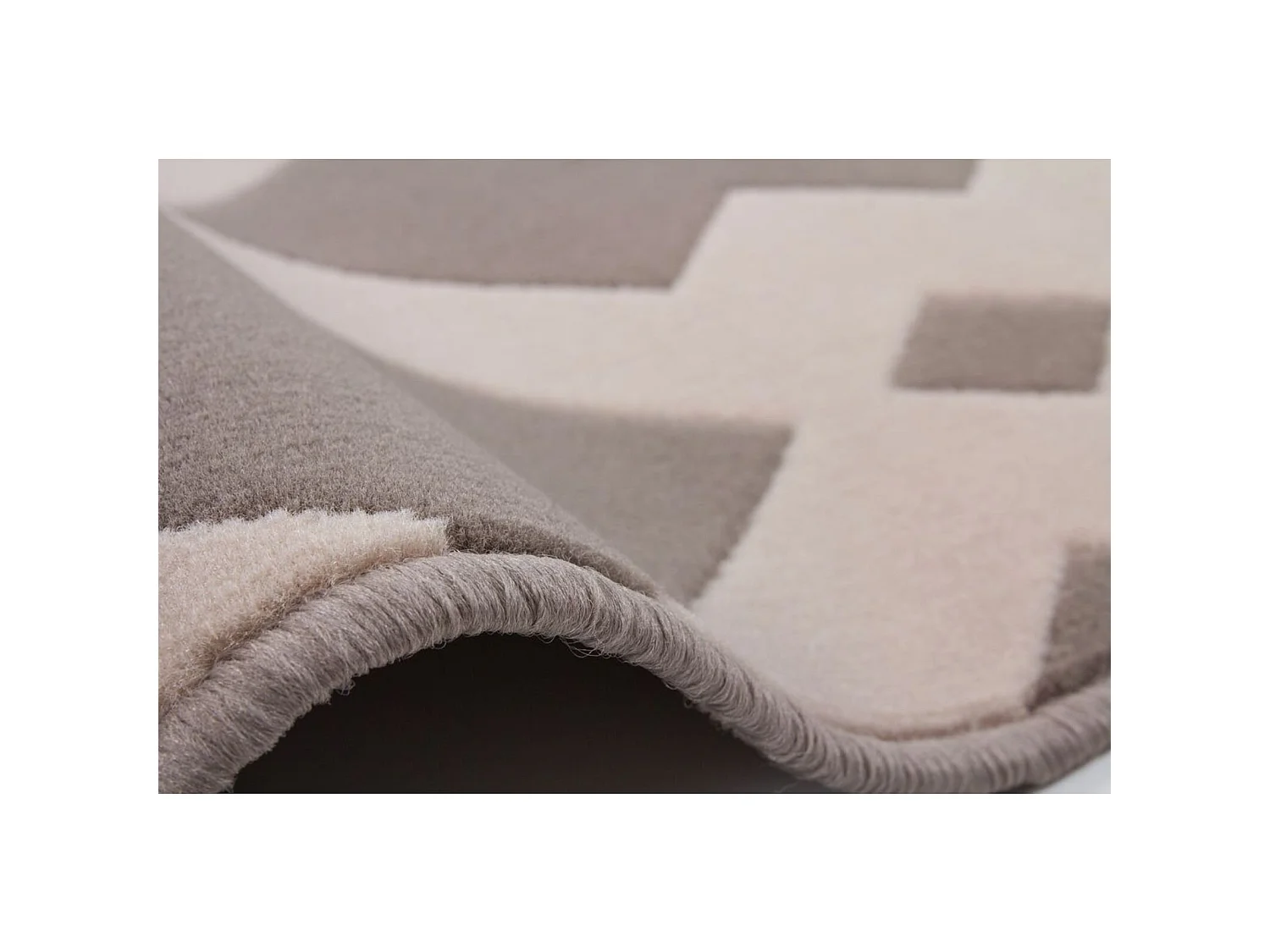 Tapis tissé now 100 taupe - 80 x 150 cm