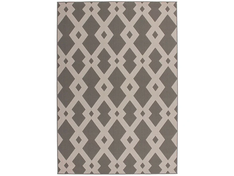 Tapis tissé now 100 taupe - 80 x 150 cm