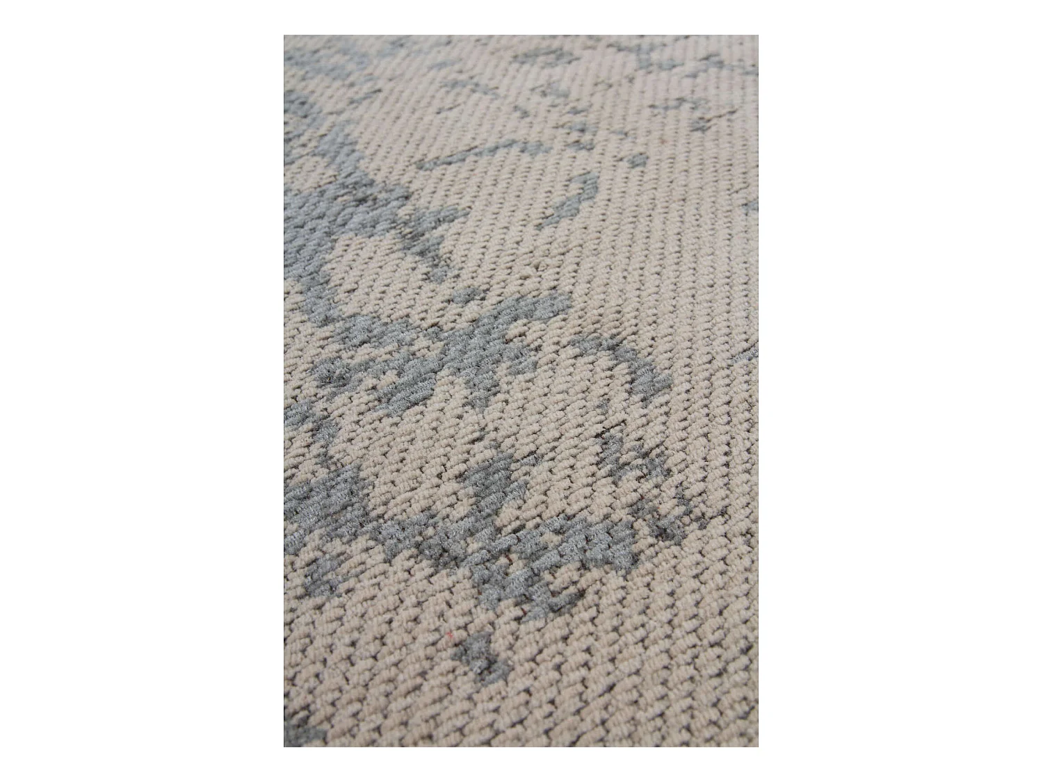 Tapis fait main nostalgie 285 gris - 80 x 150 cm