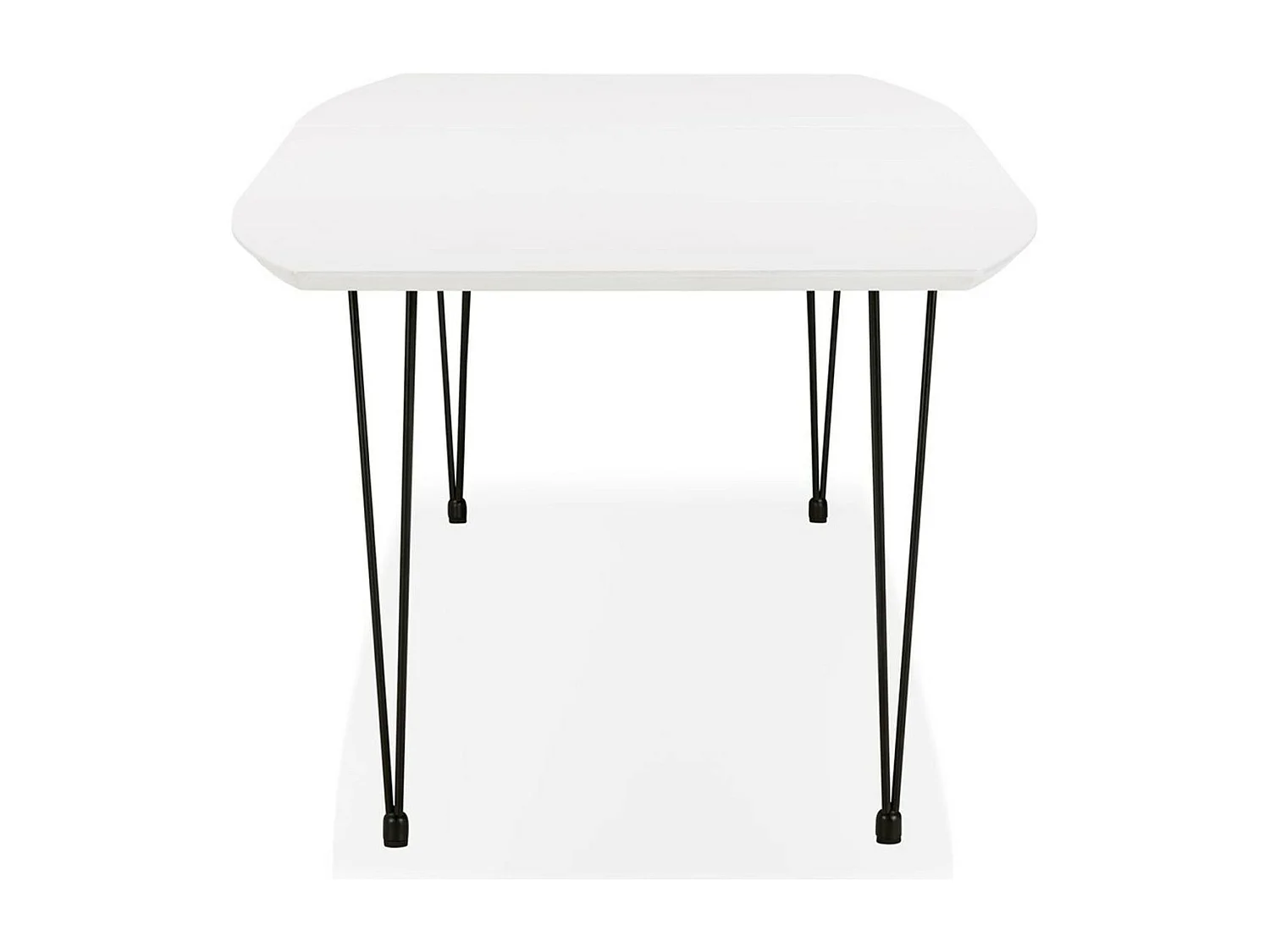 Table à Manger Extensible "Suto" 170-270cm Blanc Mat