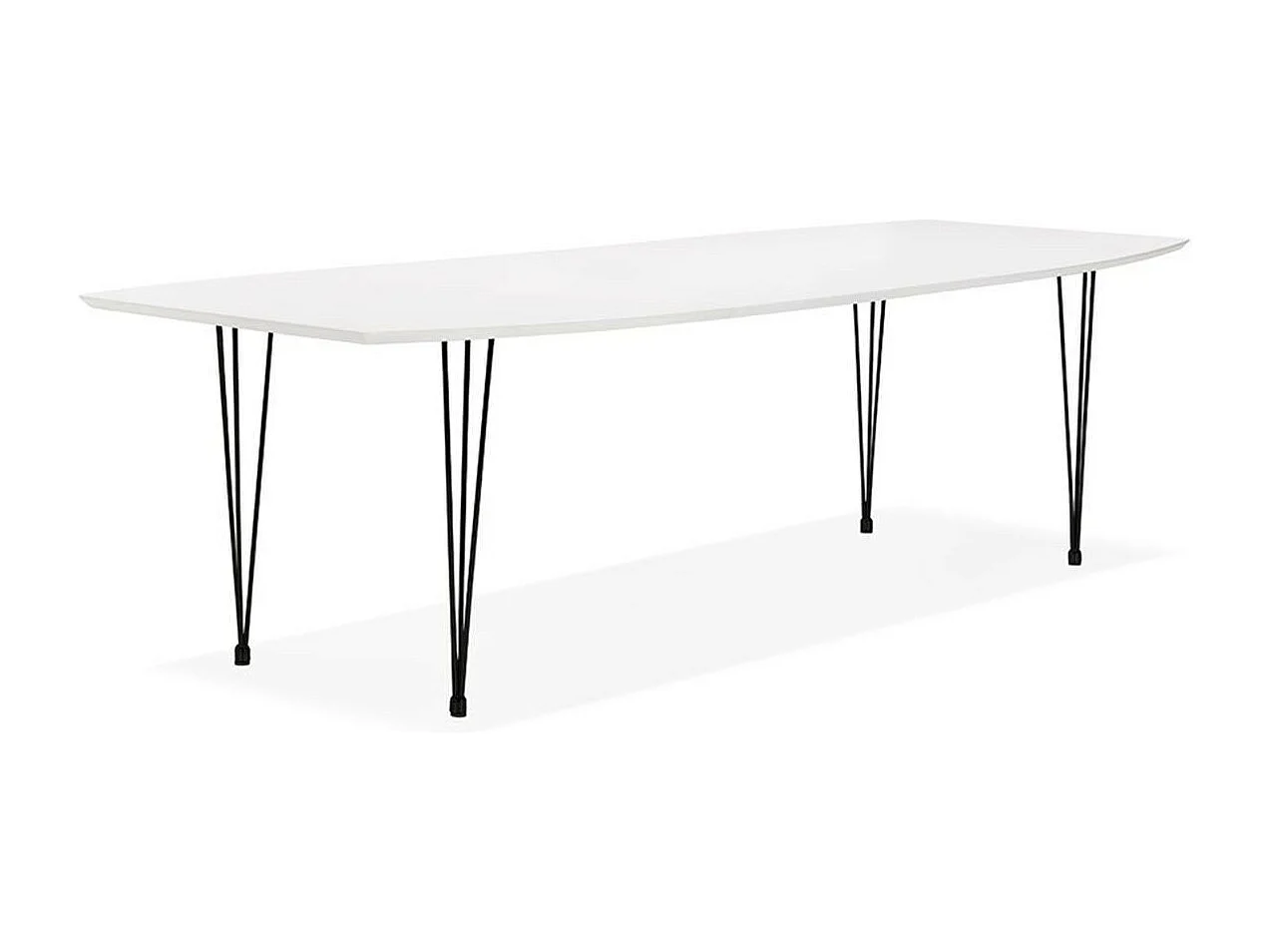 Table à Manger Extensible "Suto" 170-270cm Blanc Mat
