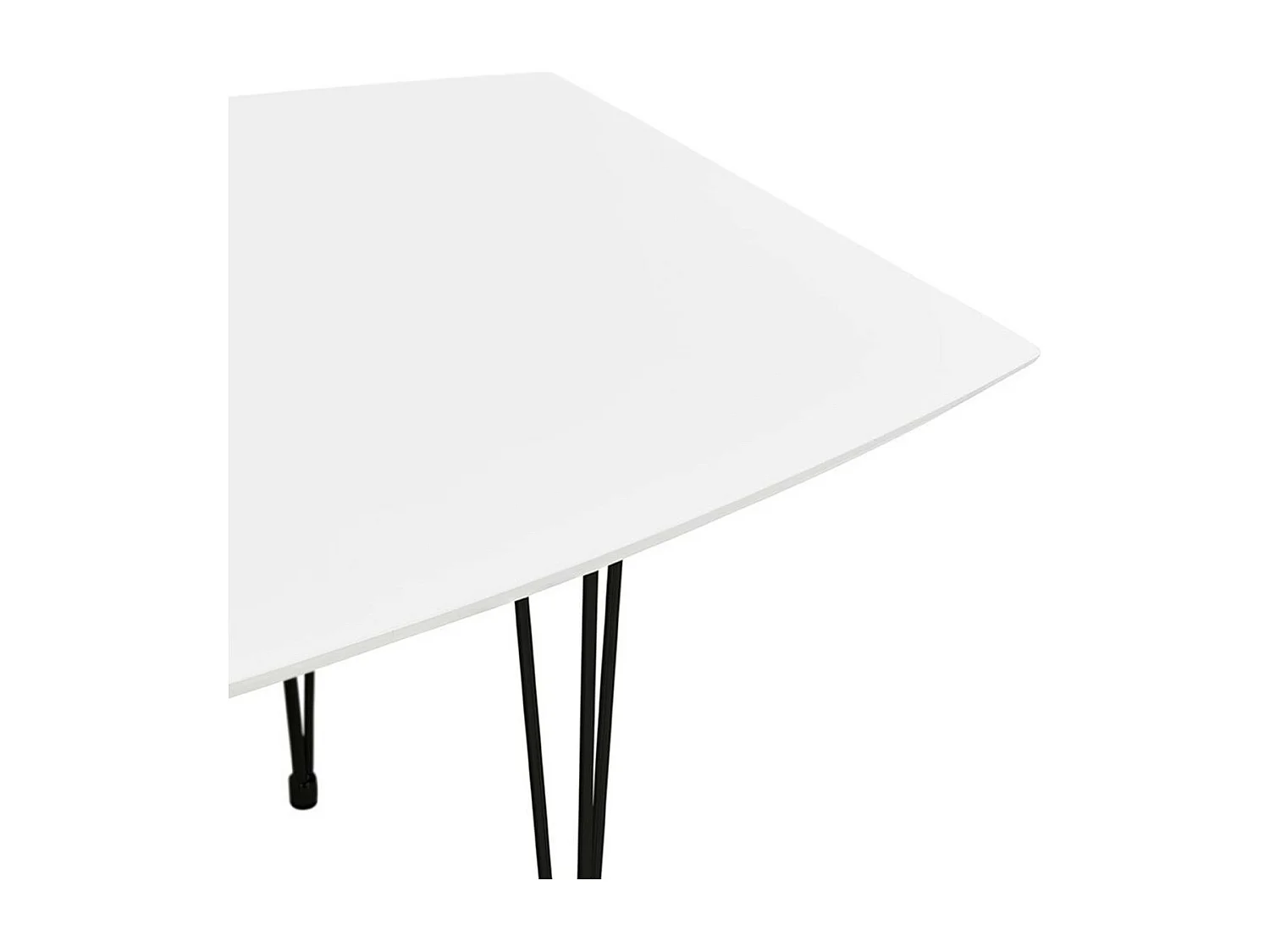 Table à Manger Extensible "Suto" 170-270cm Blanc Mat