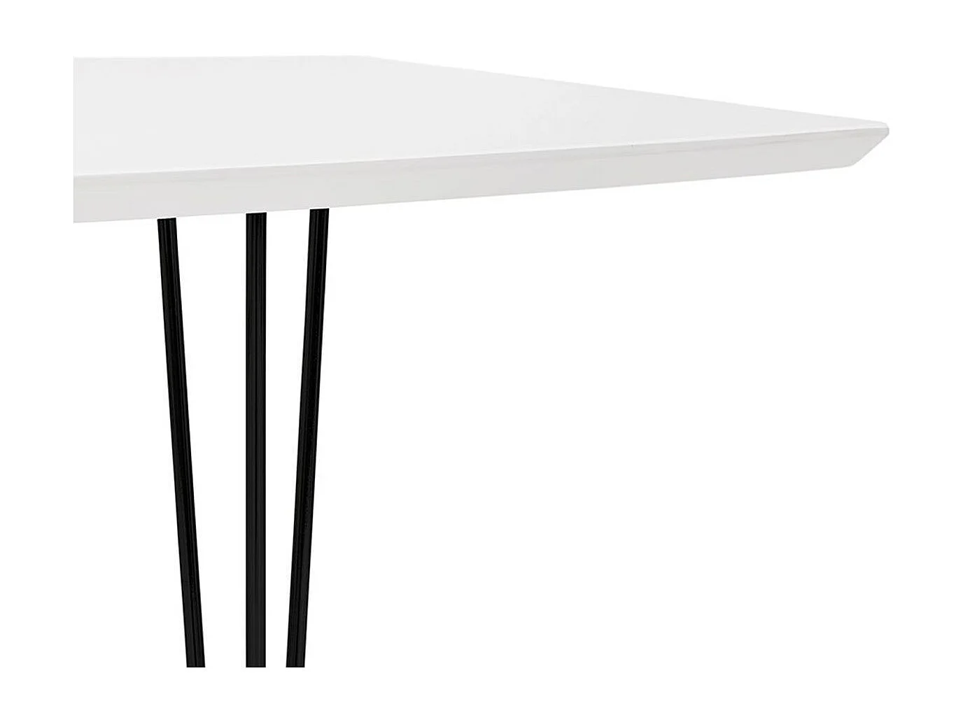 Table à Manger Extensible "Suto" 170-270cm Blanc Mat