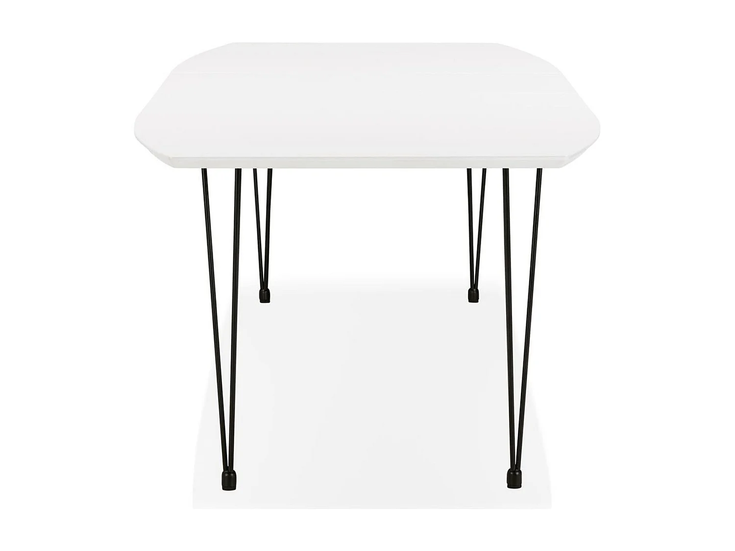 Table à Manger Extensible "Suto" 170-270cm Blanc Mat