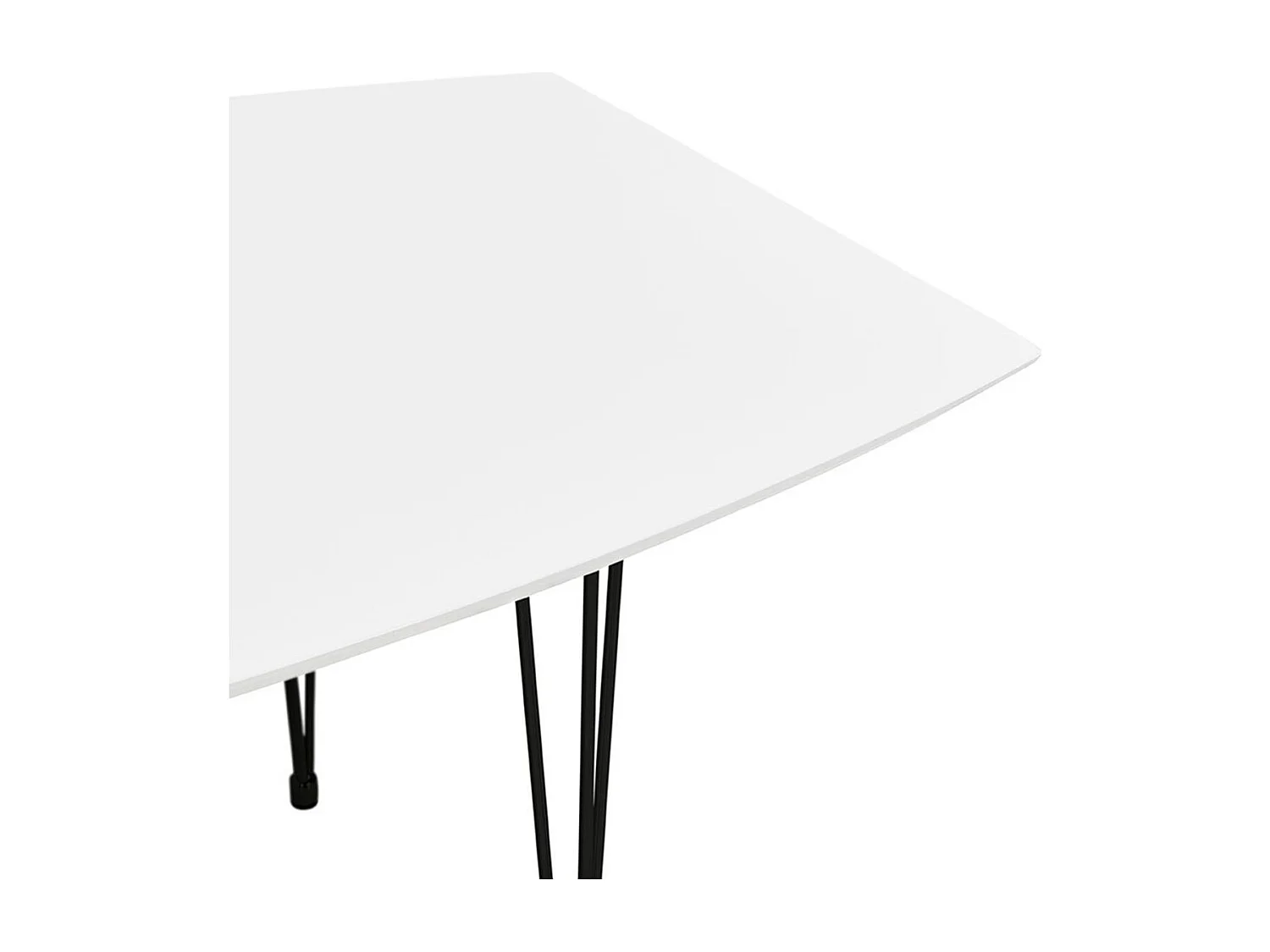 Table à Manger Extensible "Suto" 170-270cm Blanc Mat