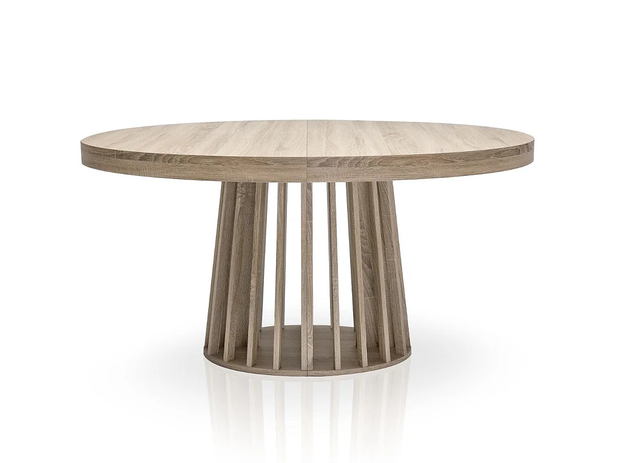 Table ovale extensible Eliza Chêne clair