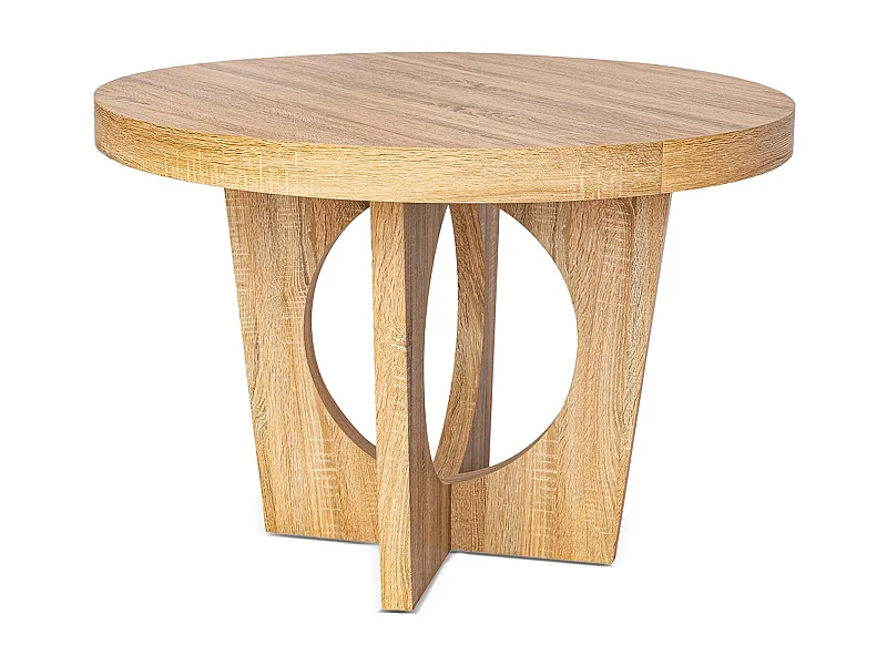 Table ronde extensible Kalipso Chêne Clair