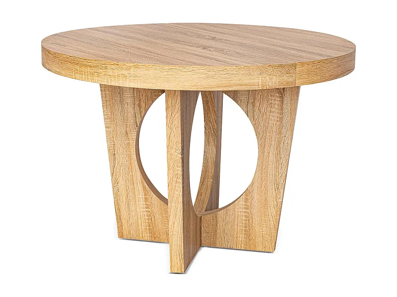 Table ronde extensible Kalipso Chêne Clair