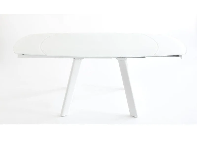 Table de Repas Extensible "Bruta" 130cm Blanc