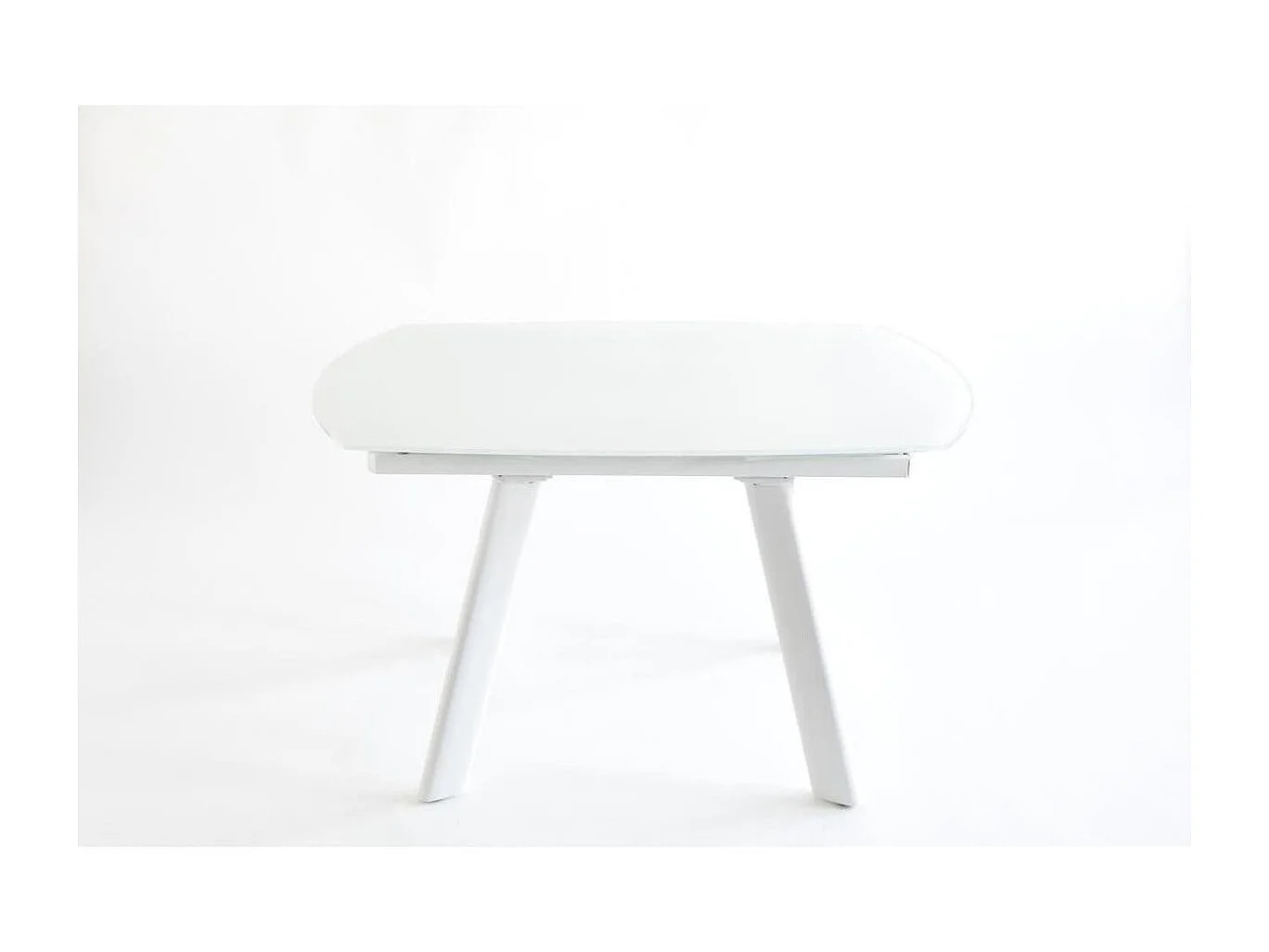 Table de Repas Extensible "Bruta" 130cm Blanc