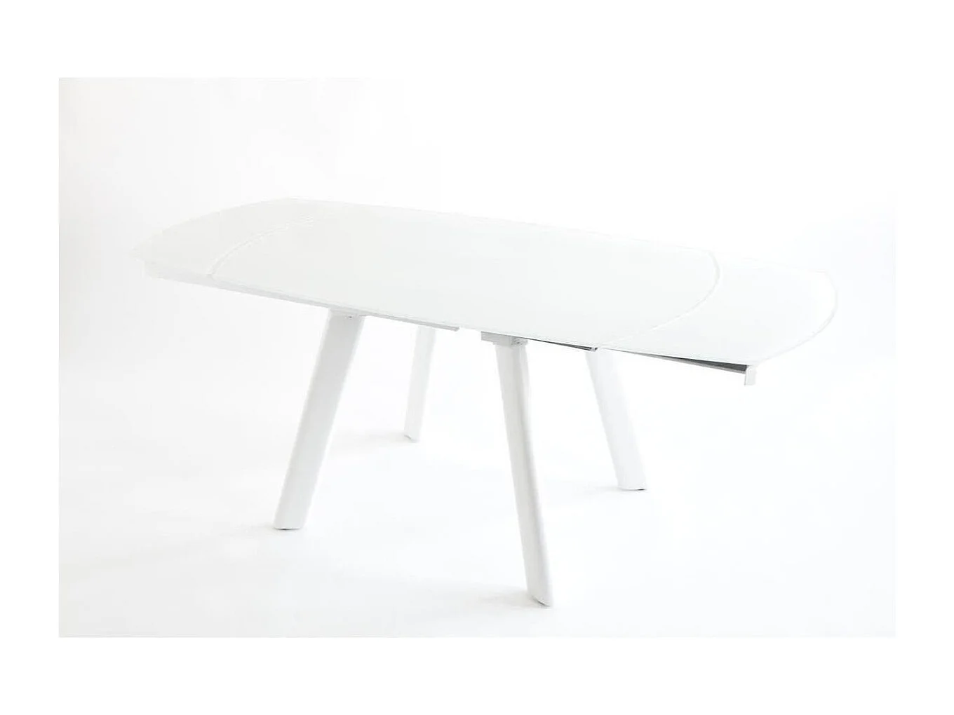 Table de Repas Extensible "Bruta" 130cm Blanc