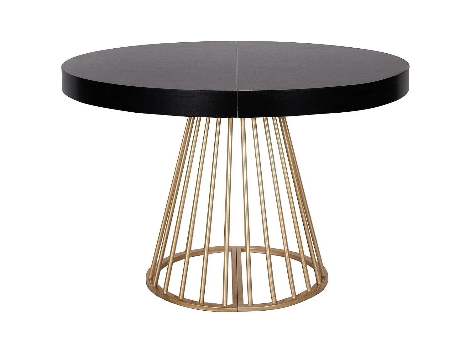 Table de Repas Extensible "Resoa" 110-260cm Noir